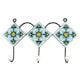 Turquoise Ceramic Tile Wall Hook